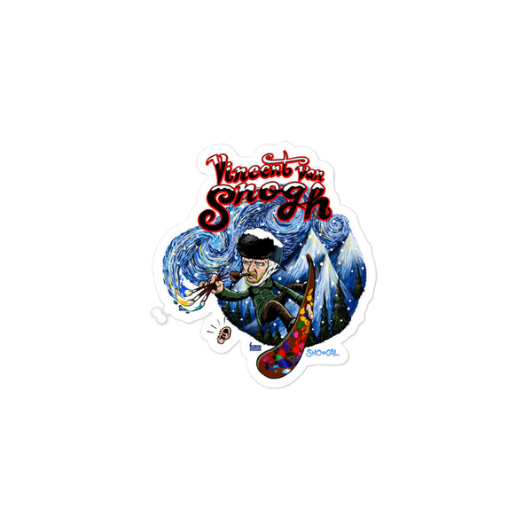 Vincent van Snogh Snowy Night sticker - Sno Cal