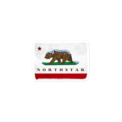 North Star Grizzly Bear on board sticker