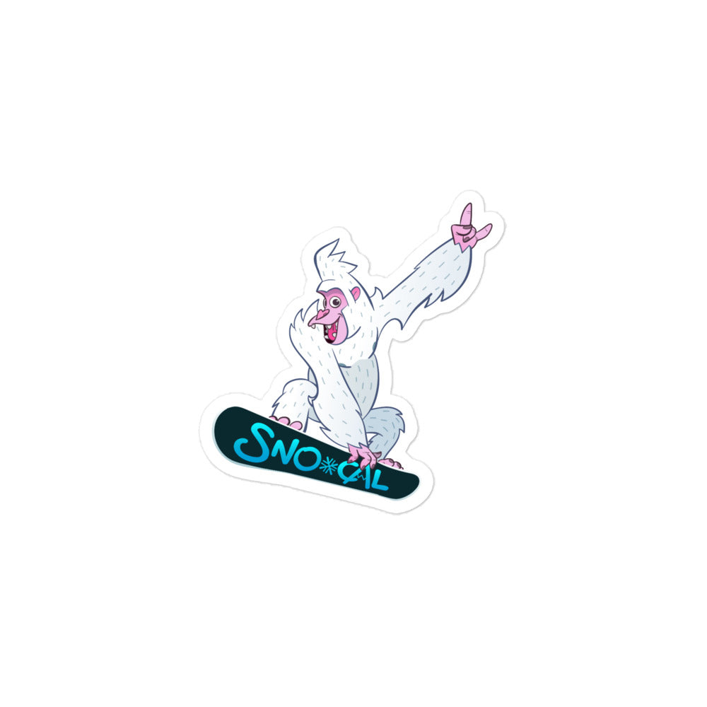 Snorilla Air Grab sticker - Sno Cal