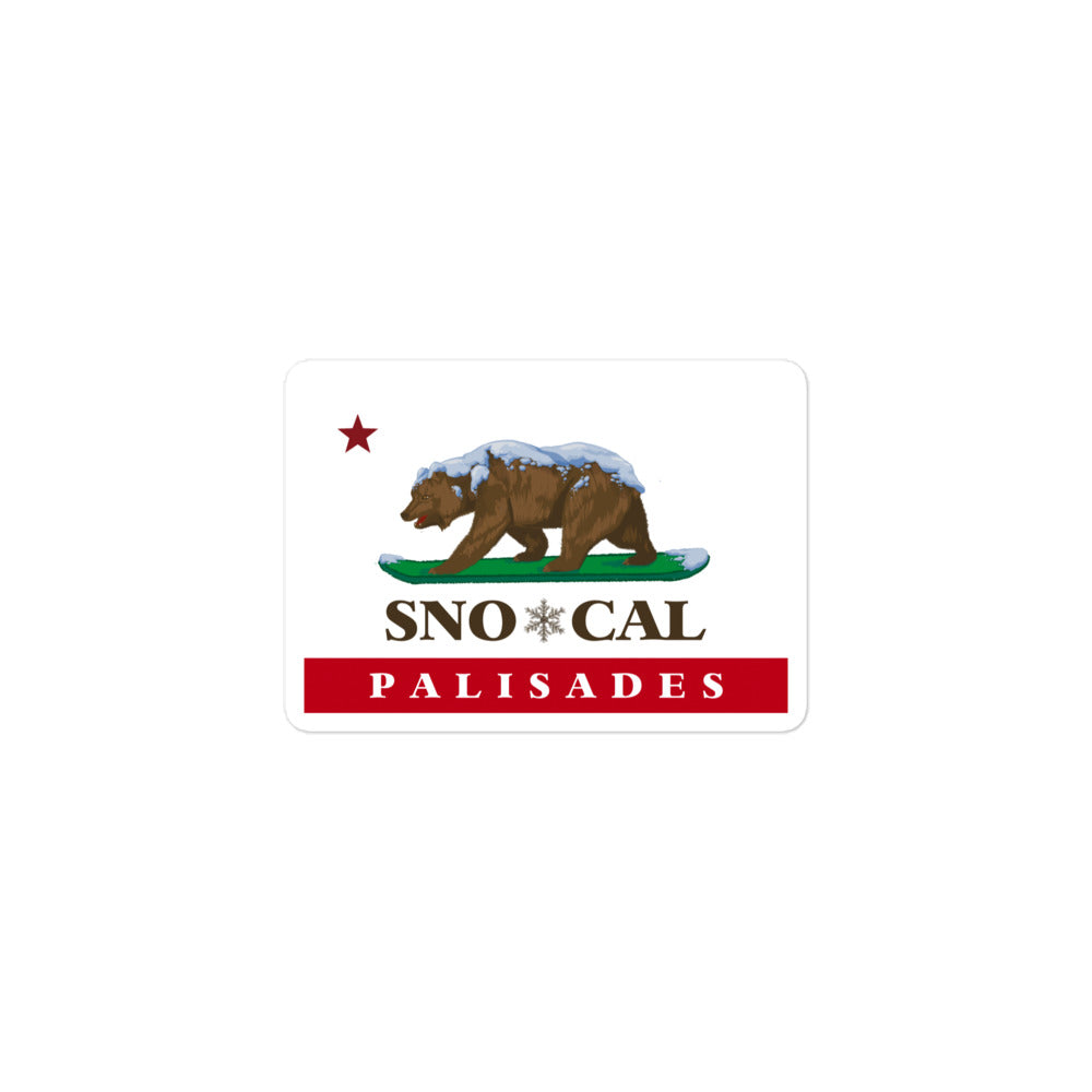 Palisades Sno*Cal Flag Sticker
