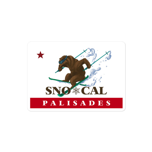 Palisades Sno*Cal Ski Sticker