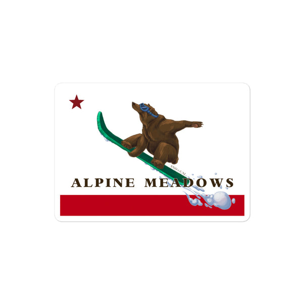 Alpine Meadows Board Sticker