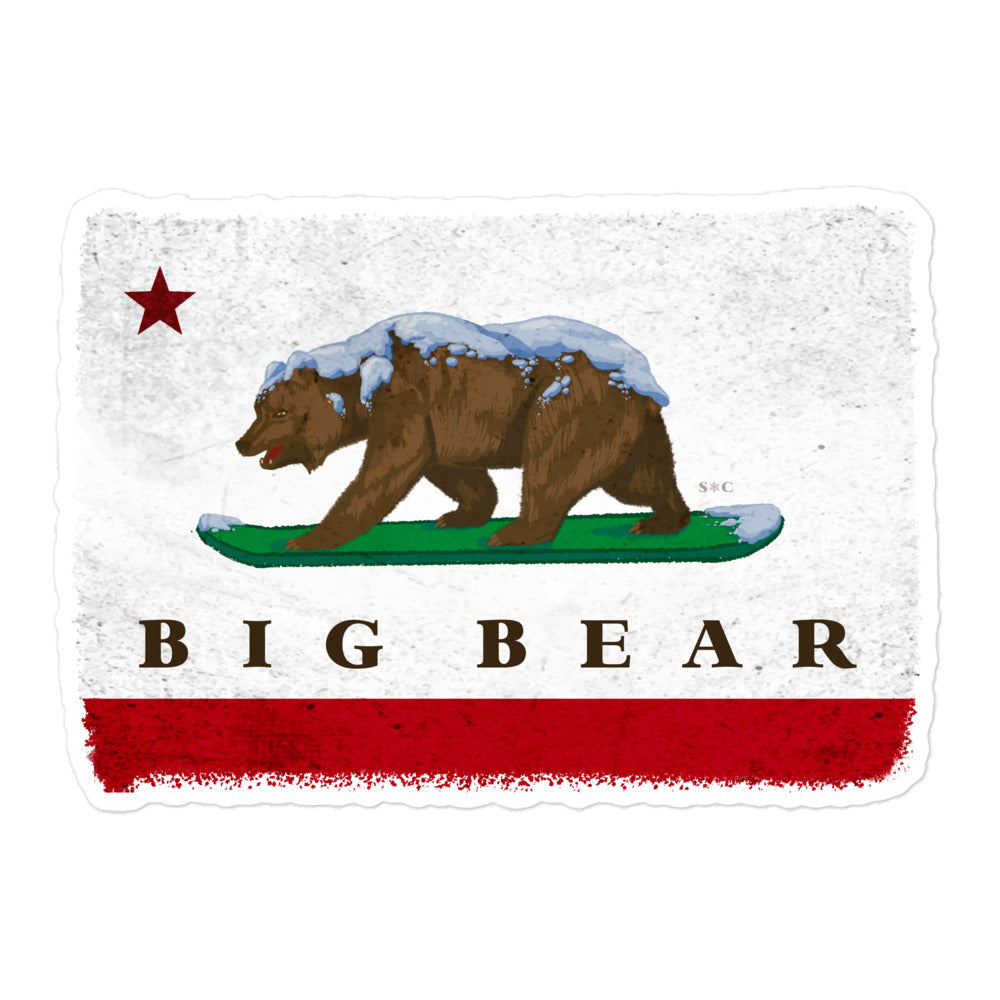 Big Bear California sticker - Sno Cal