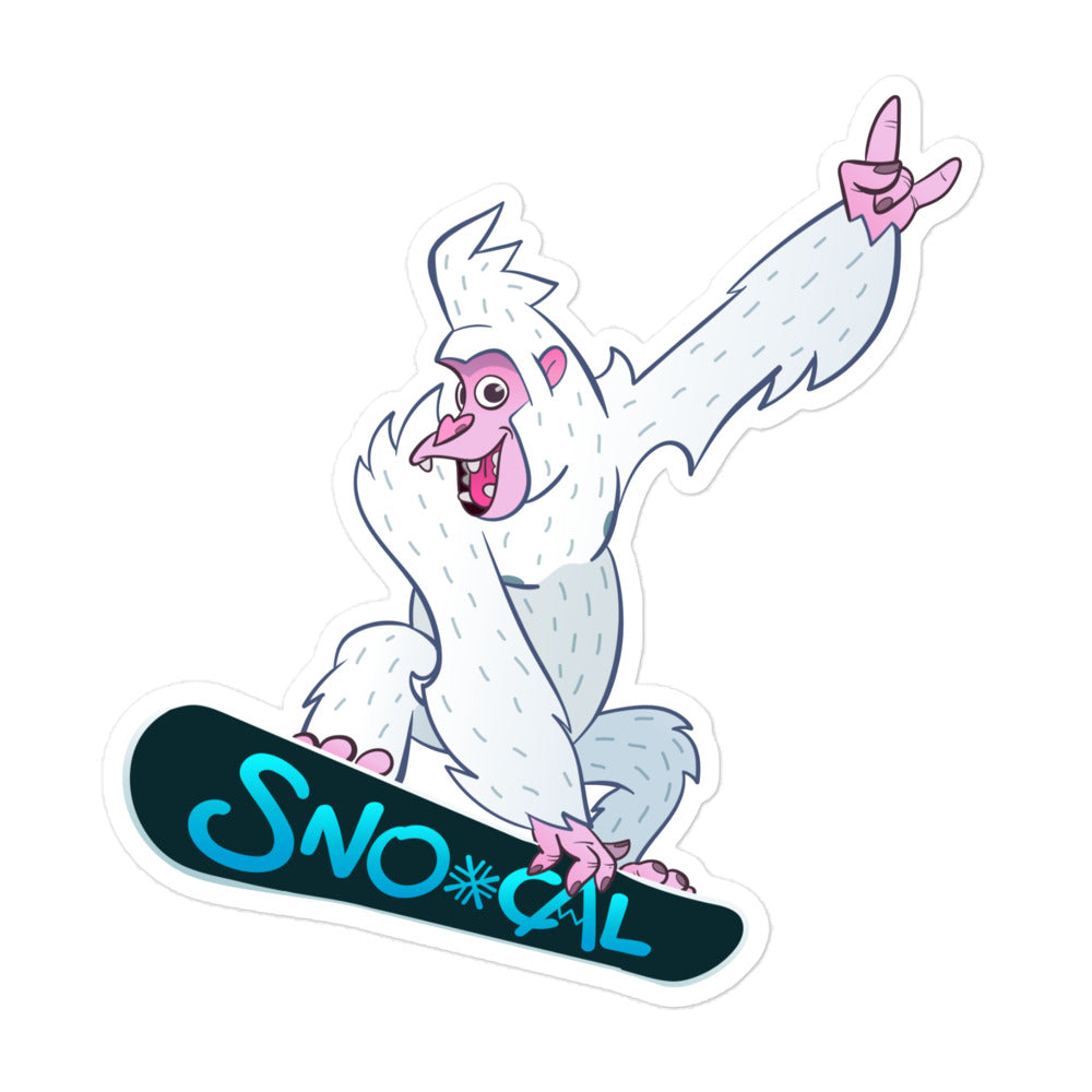 Snorilla Air Grab sticker - Sno Cal