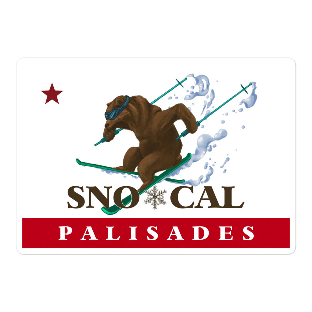 Palisades Sno*Cal Ski Sticker