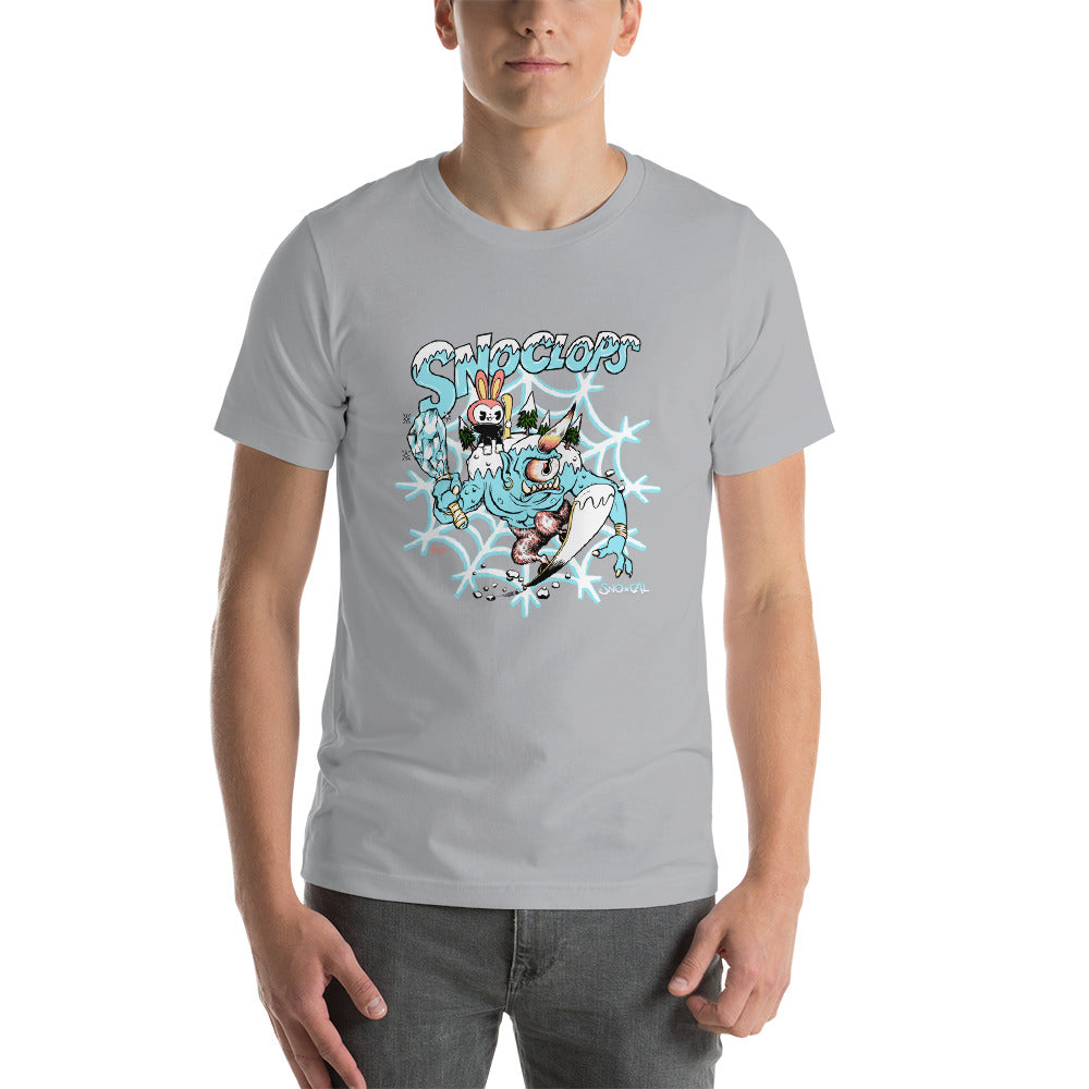 SnoClops with web snowboard shirt - Sno Cal