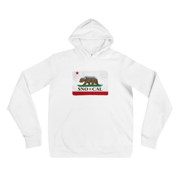 Sno*Cal Distressed California Flag Hoodie - Sno Cal