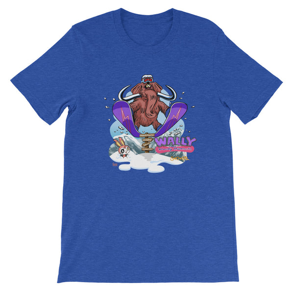 Wally launching over Mammoth sign shirt - Sno Cal
