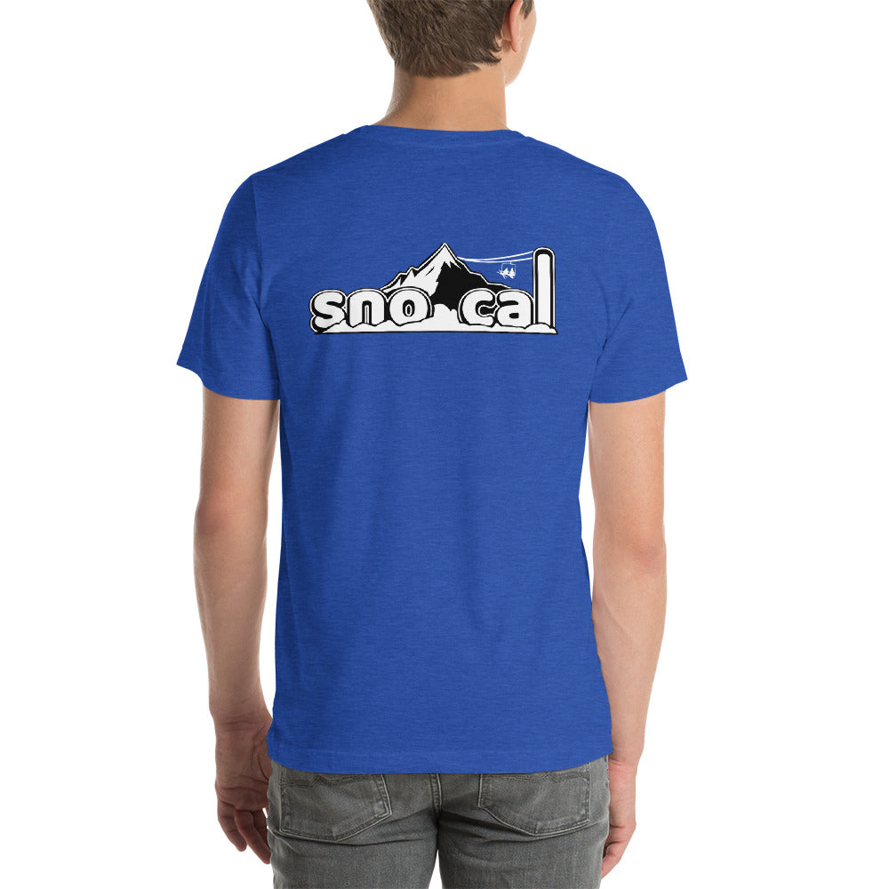 Sno Cal™ short-sleeve tee with white lettering logo - Sno Cal