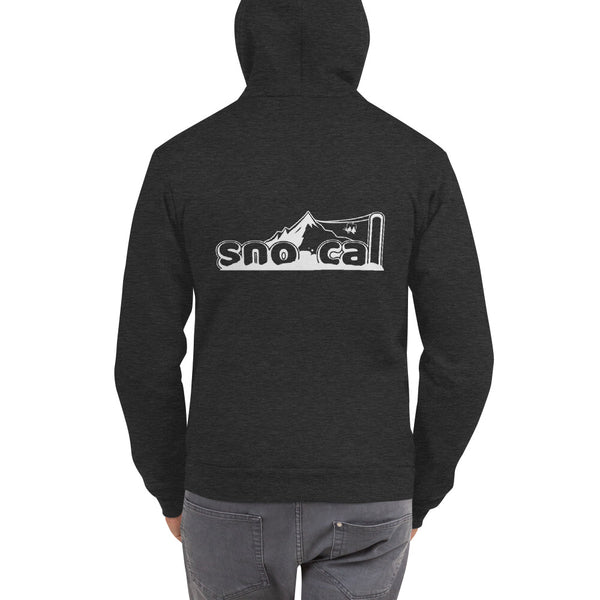 Sno Cal™ Unisex thick Hoodie with black lettering logo - Sno Cal