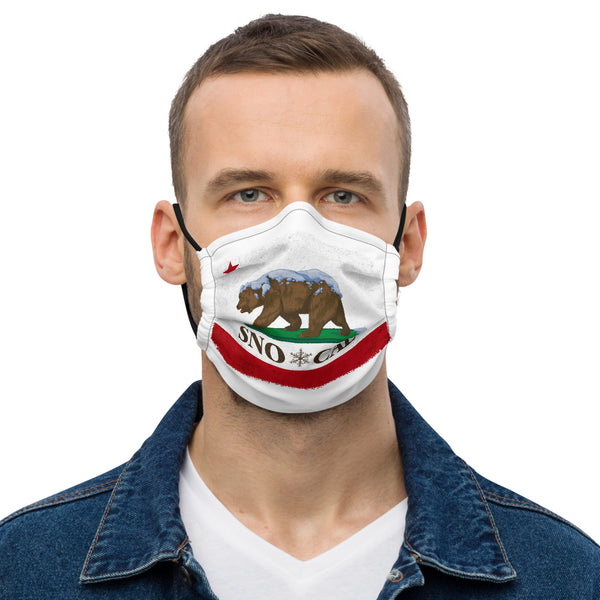 CA Bear Flag Face mask - Sno Cal