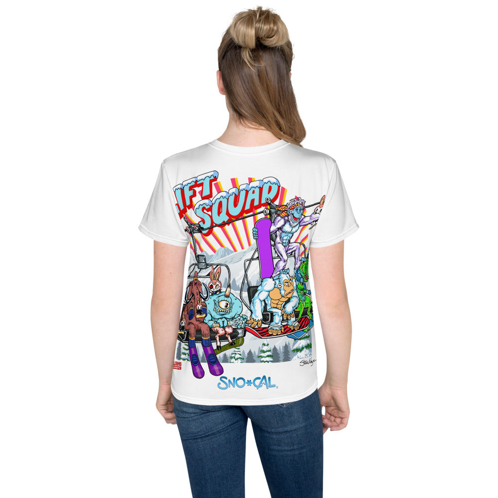 Lift Squad Youth all-over Print Shirt - Sno Cal