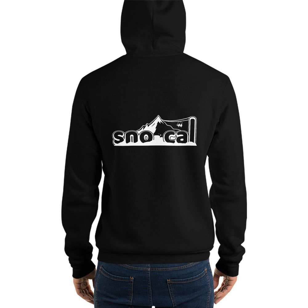 Sno Cal™ Unisex hoodie with black logo lettering - Sno Cal
