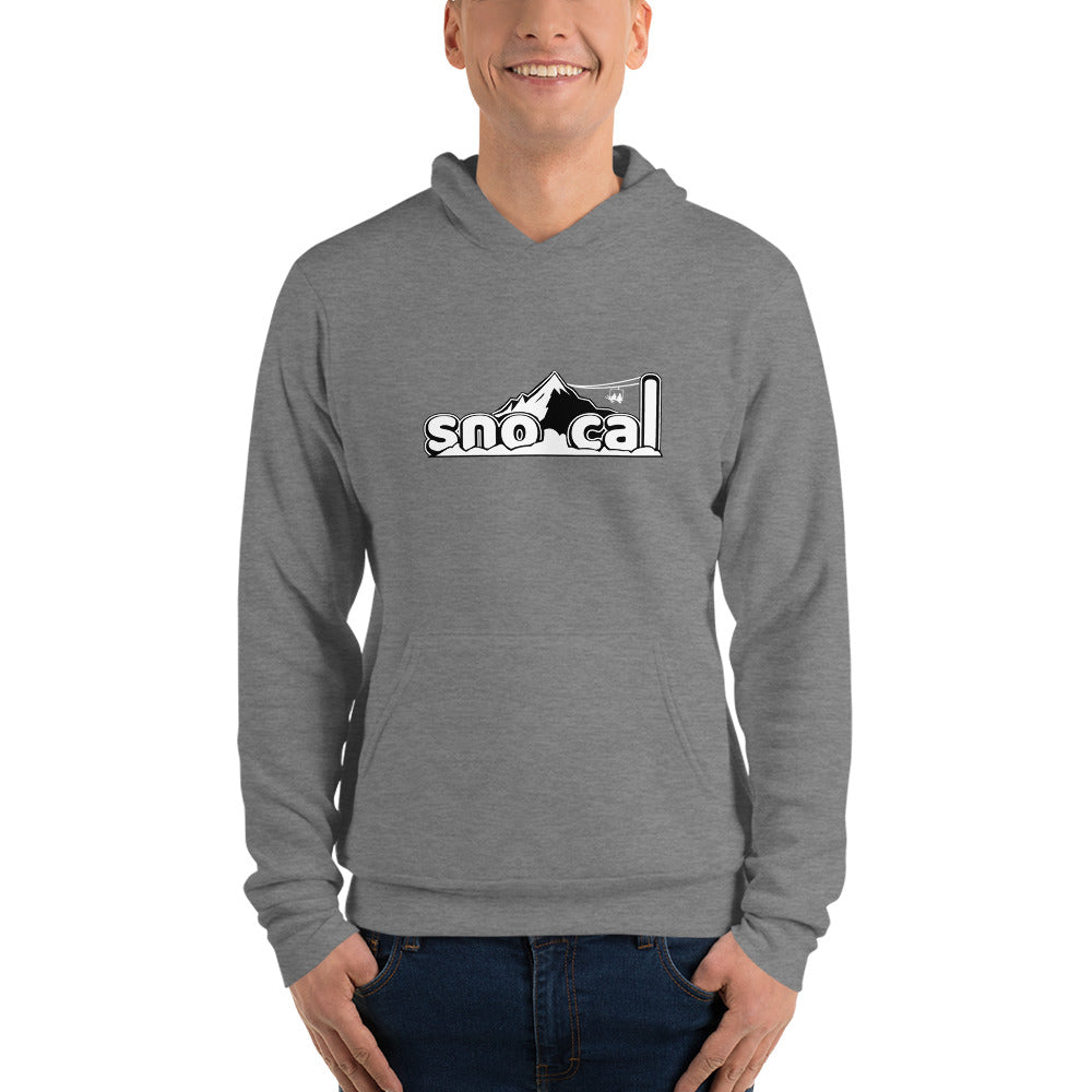 Sno Cal™ Unisex hoodie with front white lettering logo - Sno Cal