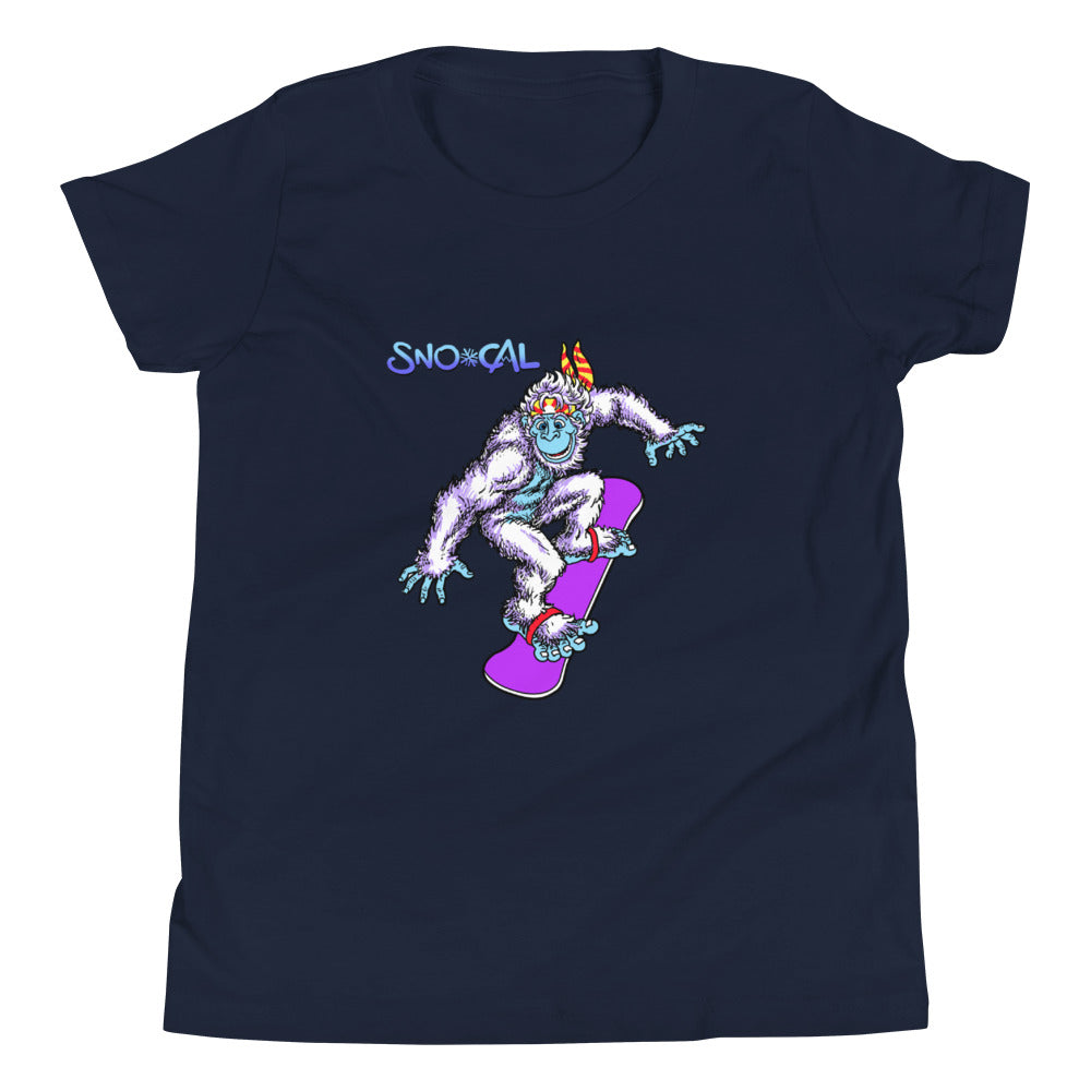 SnoSquatch Riding Kids T-Shirt - Sno Cal