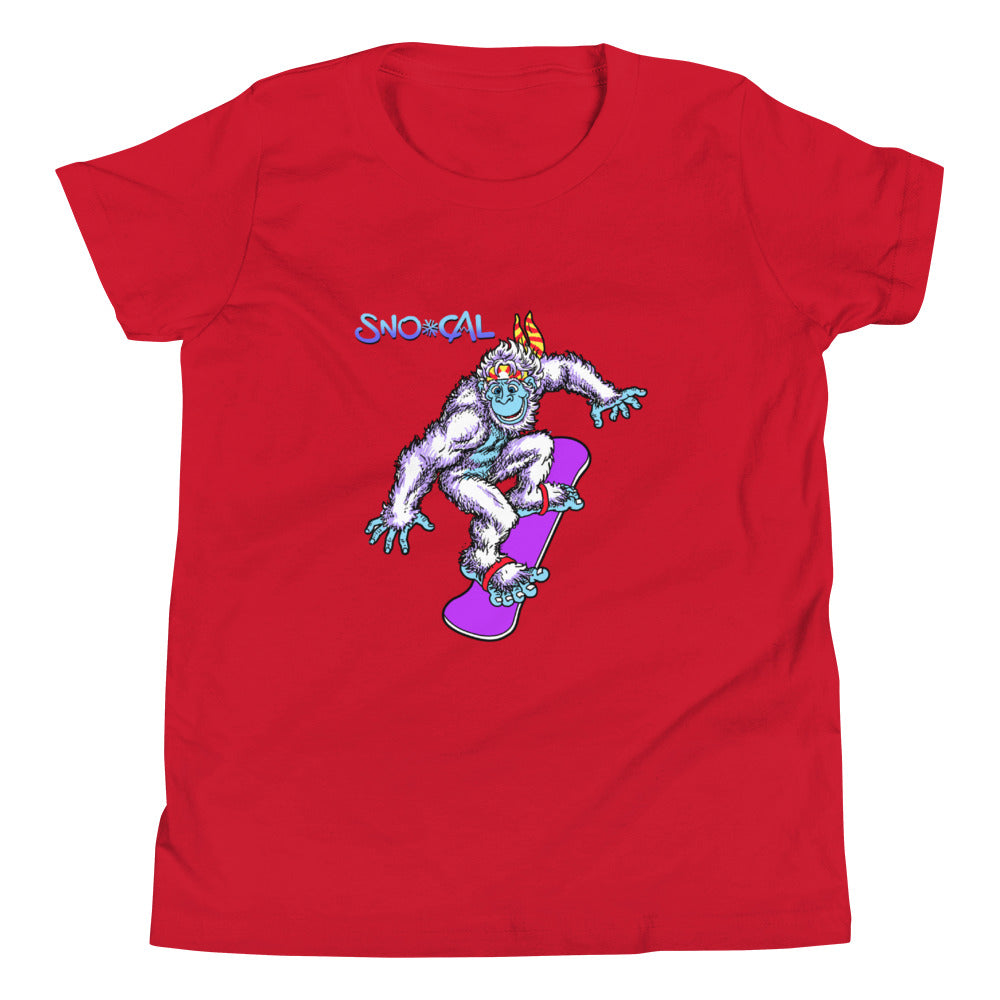 SnoSquatch Riding Kids T-Shirt - Sno Cal