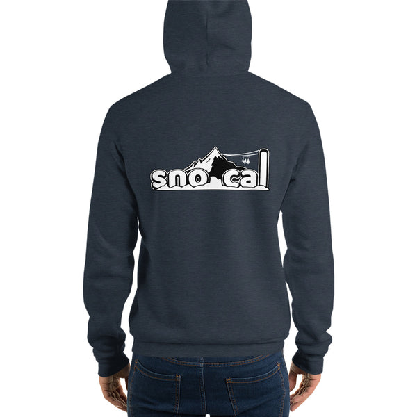Sno Cal™ Unisex hoodie with white lettering logo - Sno Cal