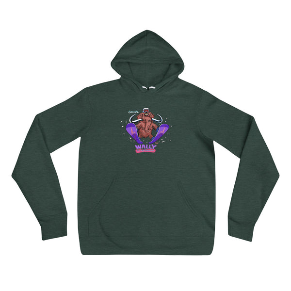 Wally launching snowboard hoodie - Sno Cal