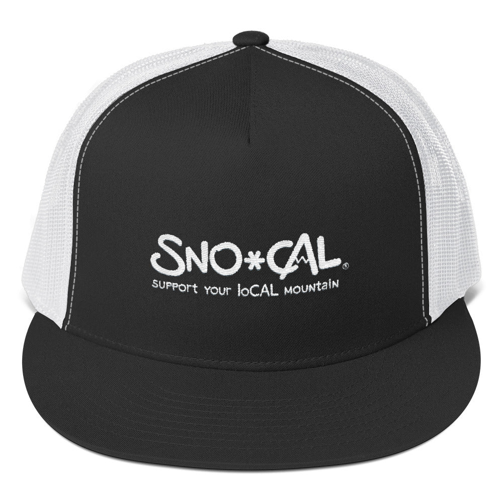 Sno Cal® Support your loCAL mountain trucker hat - Sno Cal