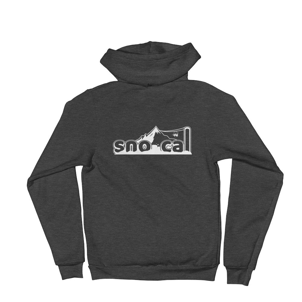 Sno Cal™ Unisex thick Hoodie with black lettering logo - Sno Cal