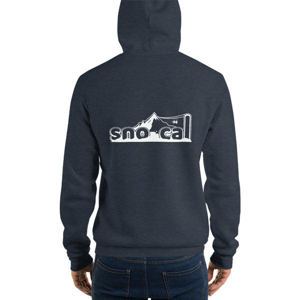 Sno Cal™ Unisex hoodie with black logo lettering - Sno Cal