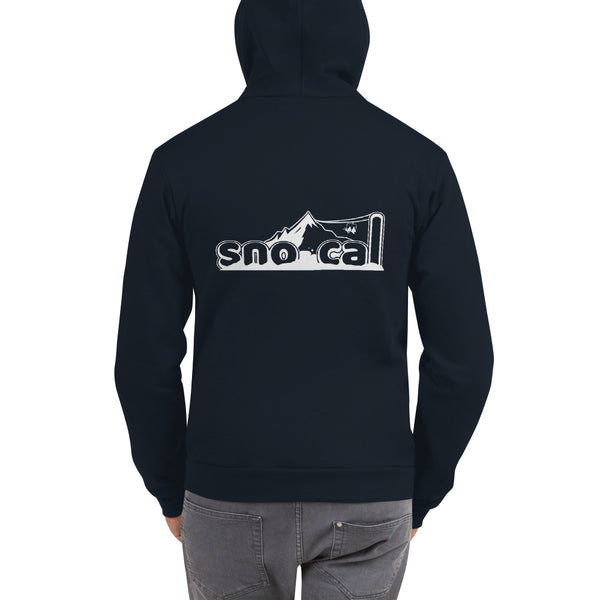 Sno Cal™ Unisex thick Hoodie with black lettering logo - Sno Cal