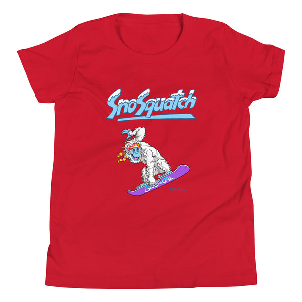 SnoSquatch Air Grab Kids Shirt - Sno Cal