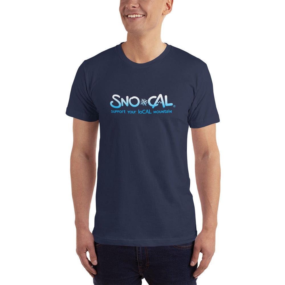 Sno Cal® Support your loCAL mountain shirt w/ icy blue logo - Sno Cal