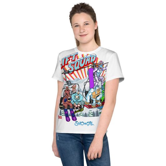 Lift Squad Youth all-over Print Shirt - Sno Cal