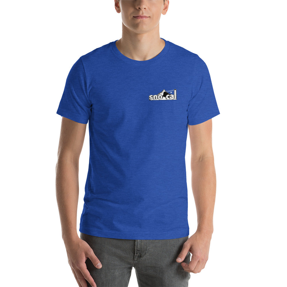 Sno Cal™ short-sleeve tee with white lettering logo - Sno Cal