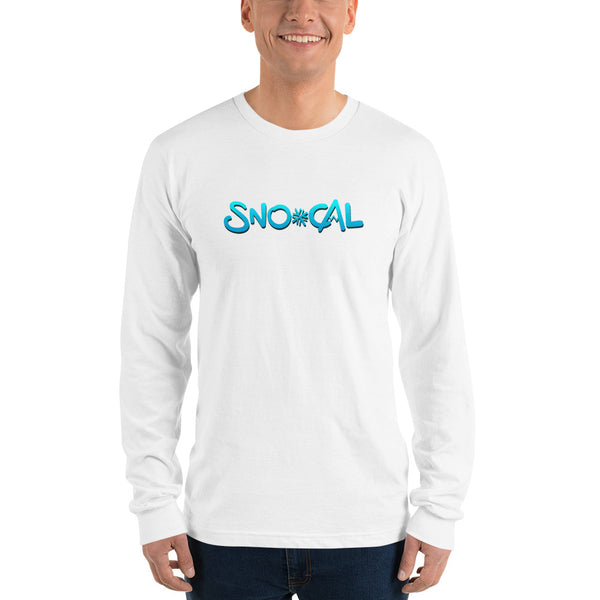 Sno Cal™ White Long sleeve t-shirt - Sno Cal