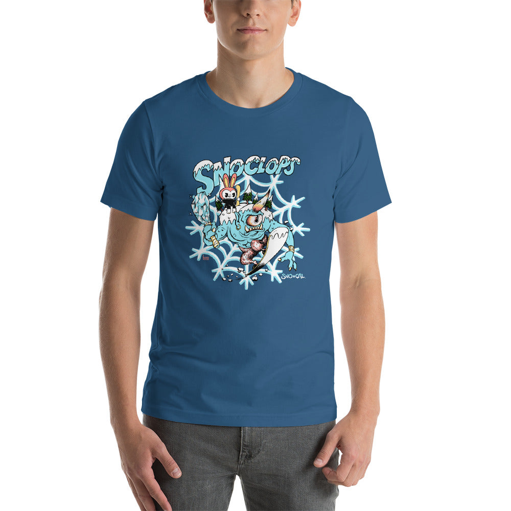 SnoClops with web snowboard shirt - Sno Cal