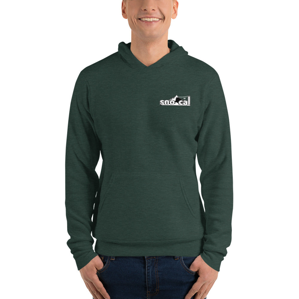Sno Cal™ Unisex hoodie with white lettering logo - Sno Cal
