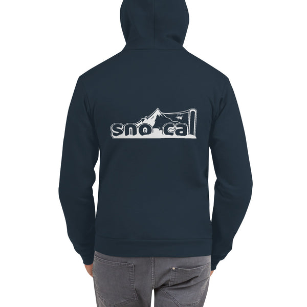 Sno Cal™ Unisex thick Hoodie with black lettering logo - Sno Cal
