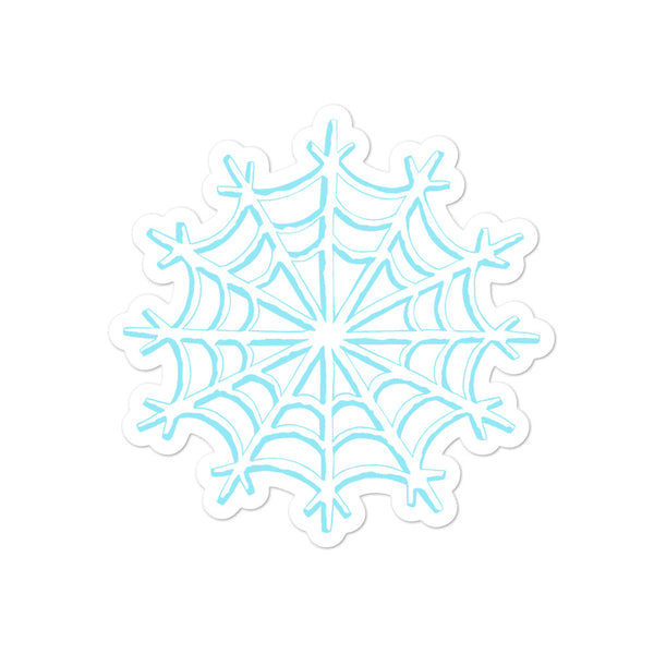 Web style snowflake sticker - Sno Cal