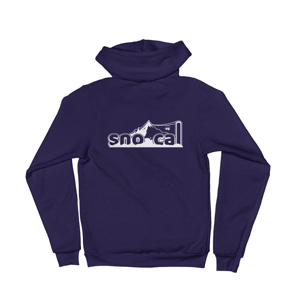 Sno Cal™ Unisex thick Hoodie with black lettering logo - Sno Cal