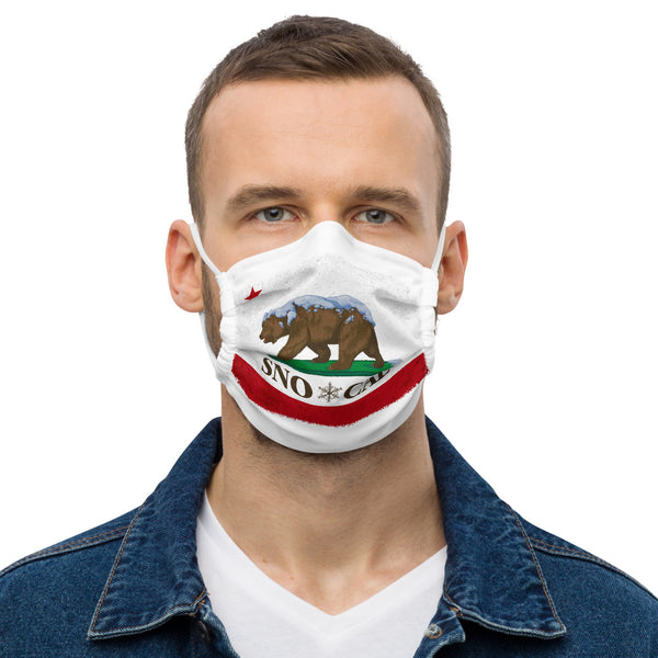 CA Bear Flag Face mask - Sno Cal