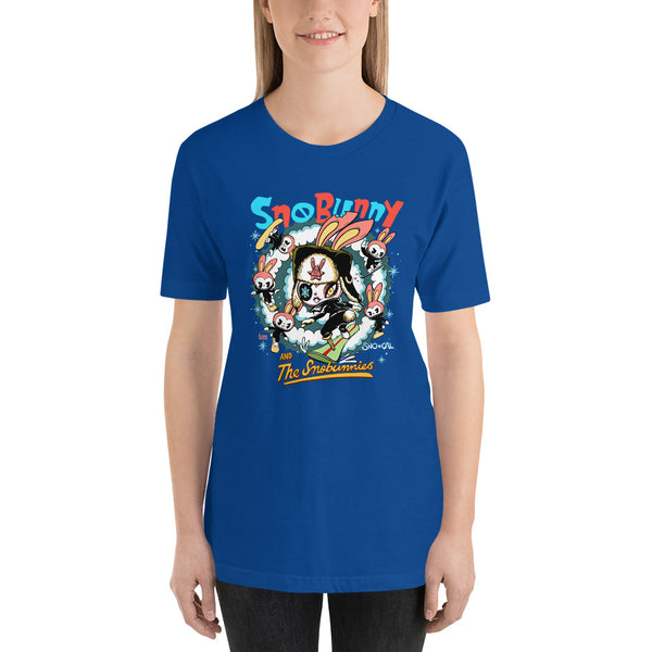 SnoBunny snowboard shirt (design on front) - Sno Cal