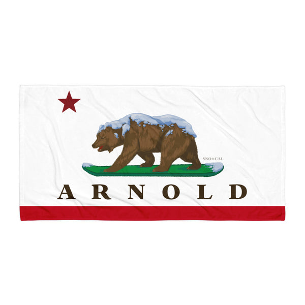 CA Flag Arnold Towel