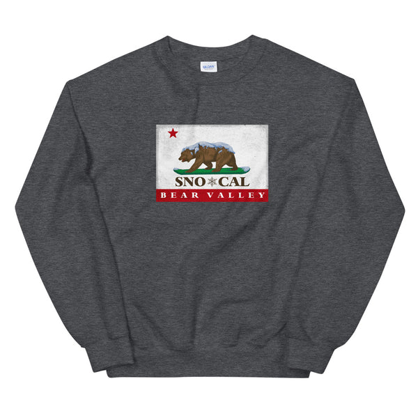 Bear Valley CA Flag Sweatshirt - Sno Cal