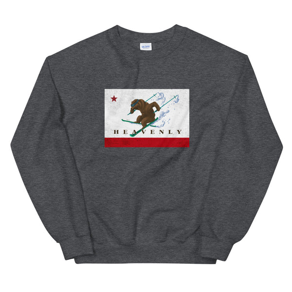 Heavenly CA Grizzly Skiing Sweatshirt - Sno Cal