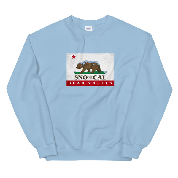 Bear Valley CA Flag Sweatshirt - Sno Cal