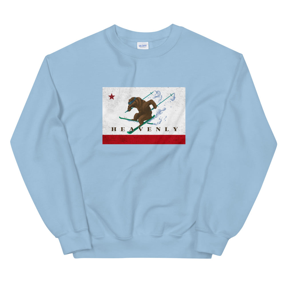 Heavenly CA Grizzly Skiing Sweatshirt - Sno Cal
