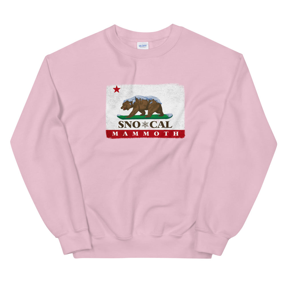 Pink Mammoth CA Sweatshirt - Sno Cal