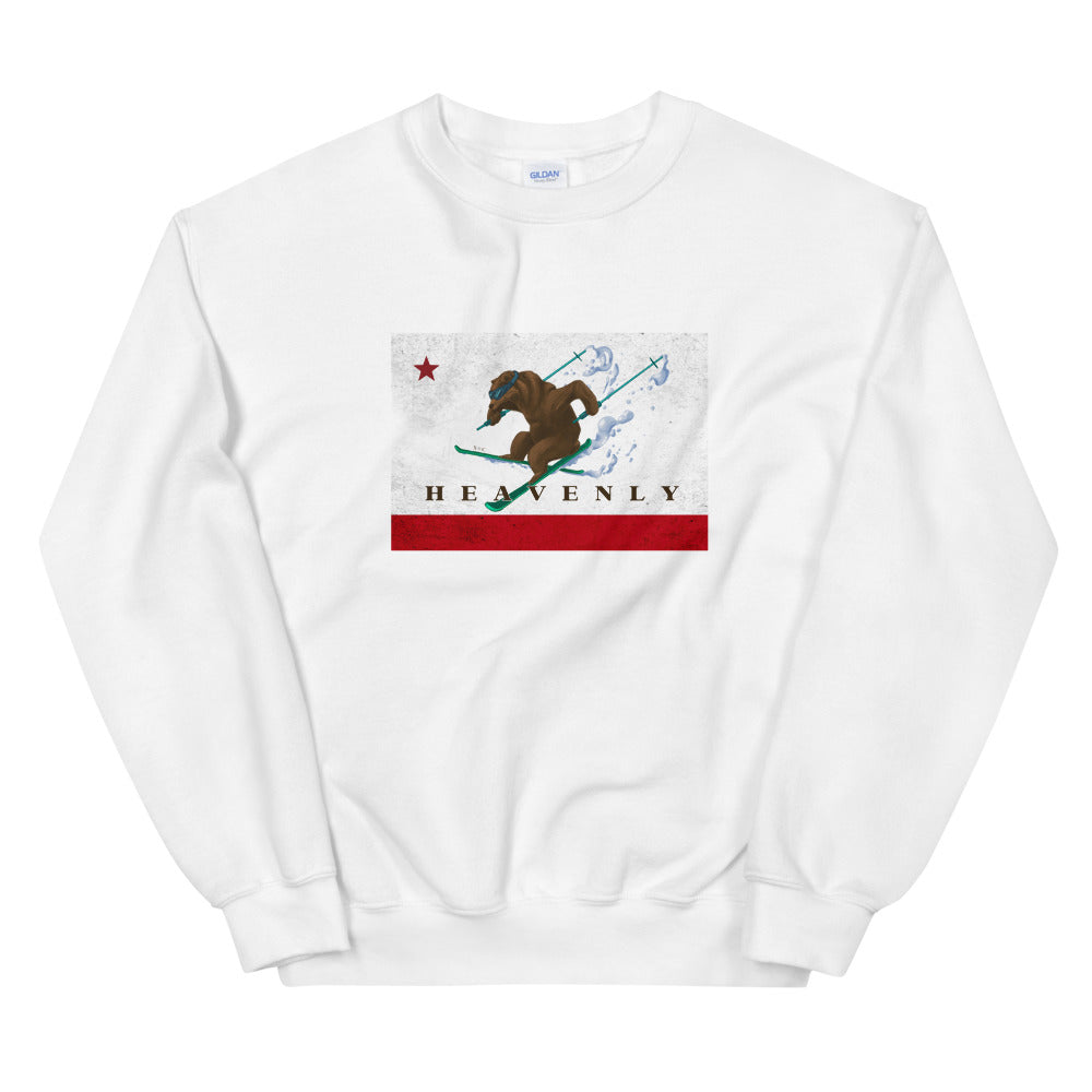Heavenly CA Grizzly Skiing Sweatshirt - Sno Cal