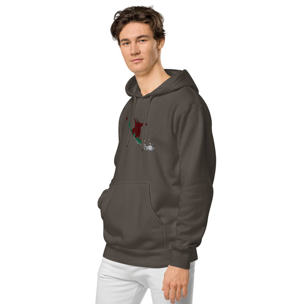 Goldy the Grizzly Send It pigment-dyed hoodie