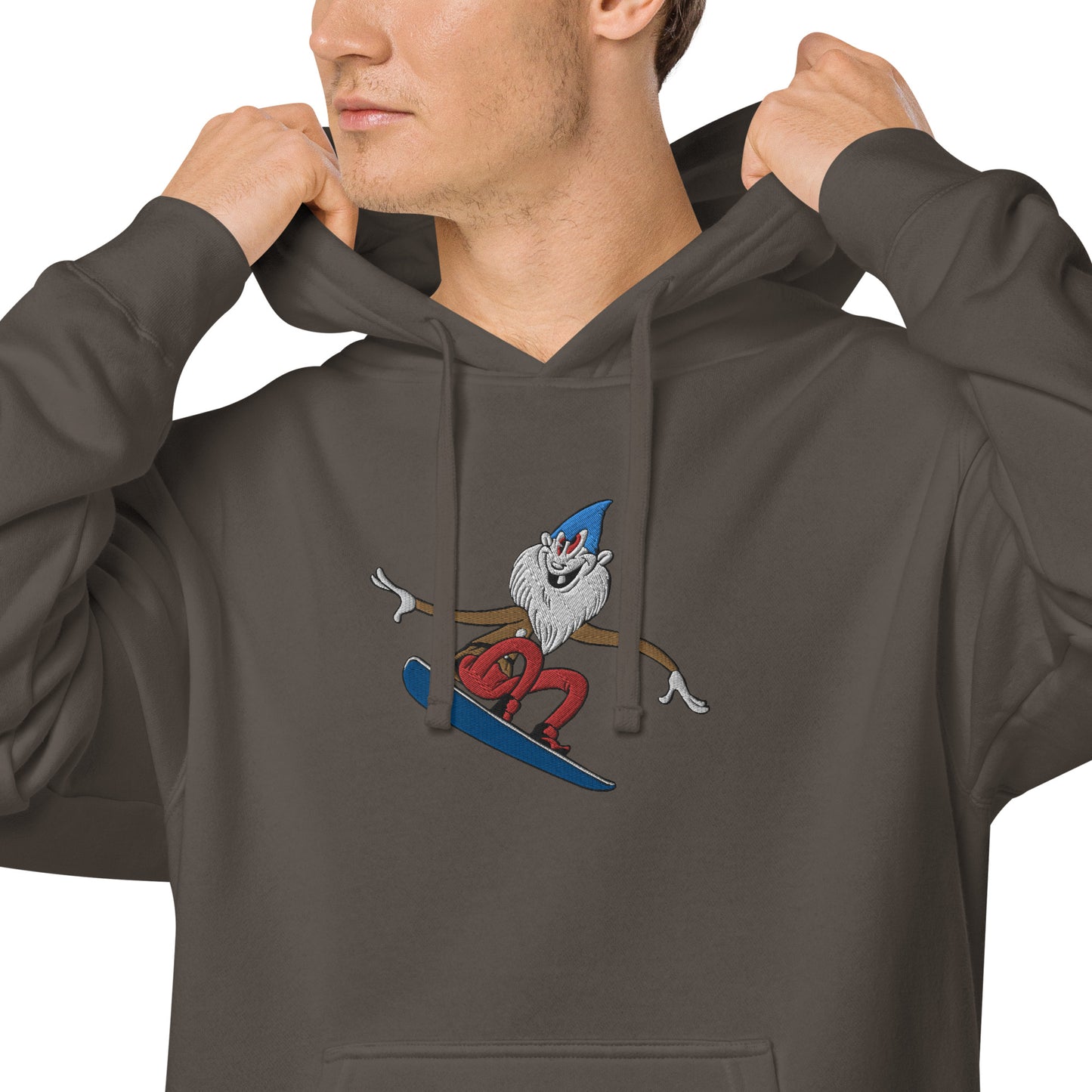 Slanky the Sgnome pigment-dyed hoodie