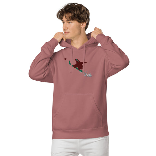 Goldy the Grizzly Send It pigment-dyed hoodie