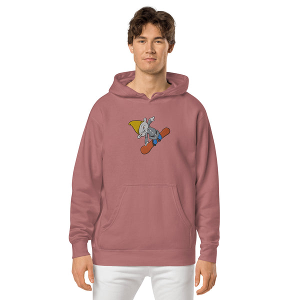Shreddie the Sgnome pigment-dyed hoodie