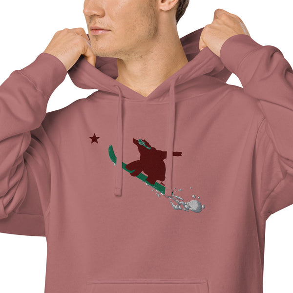 Goldy the Grizzly Send It pigment-dyed hoodie